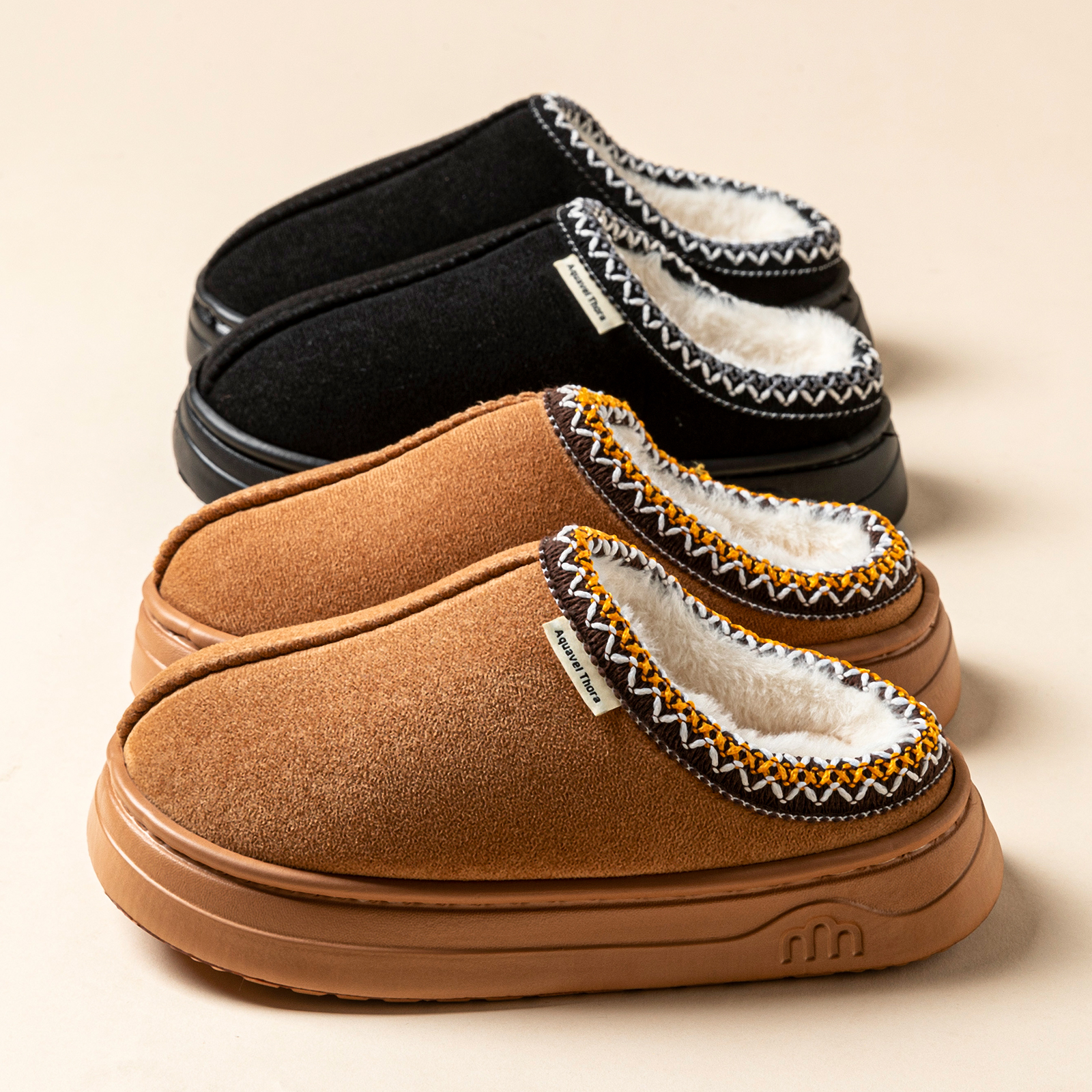 Men Shoes Size To Women - Winter Anti-slip Women's Soft Slipper Boots