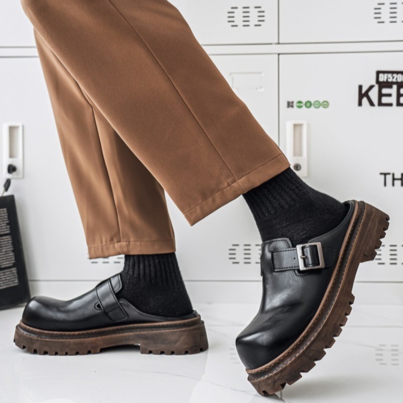 Men'S Shoes Hugo Boss - Men's Bag Head Platform Slippers Trend