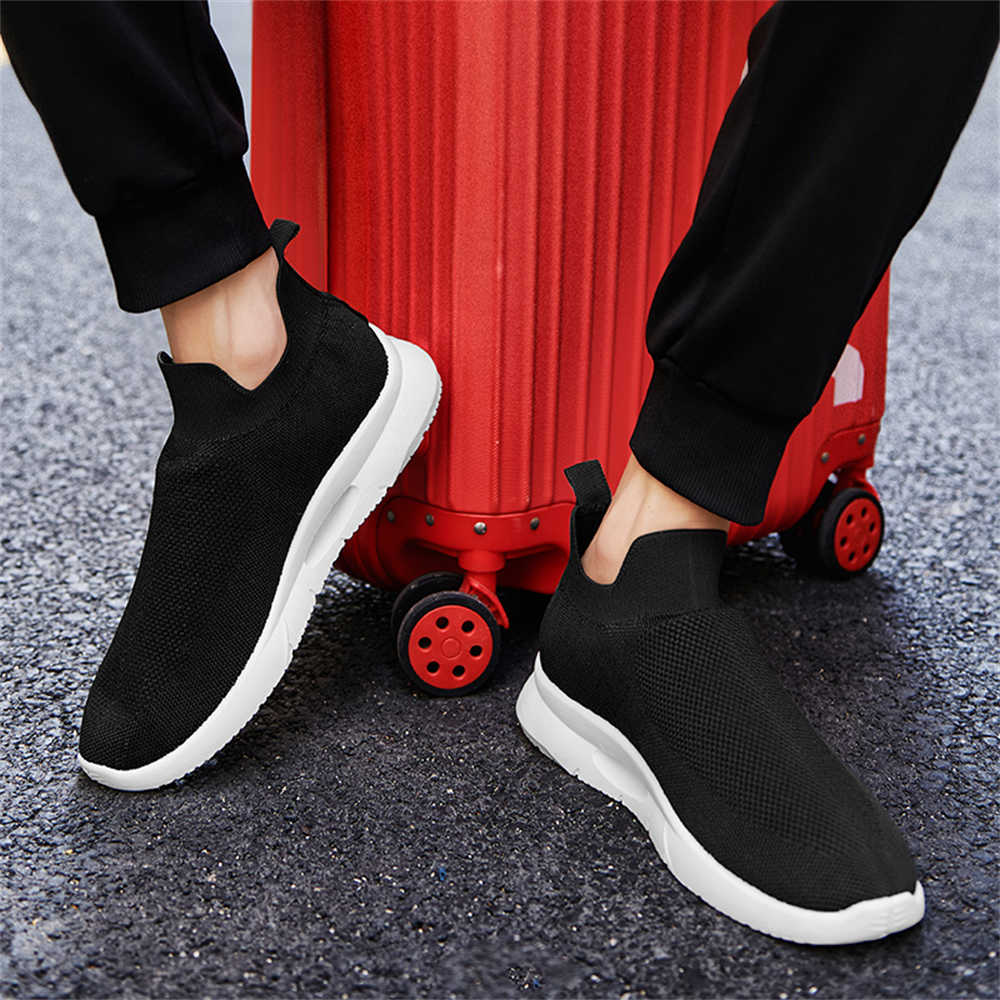 Men Shoes Offer - Ventilation Black Mens Sneakers Luxe Mules
