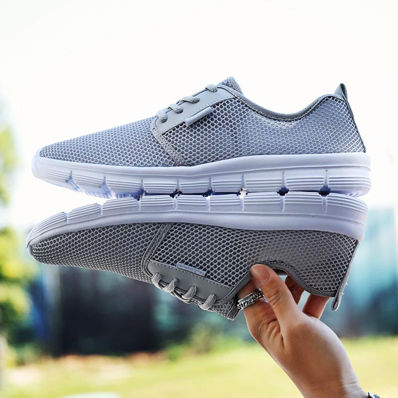 Men'S Shoes Half Cut - Big Size Summer Breathe Mens Sneakers