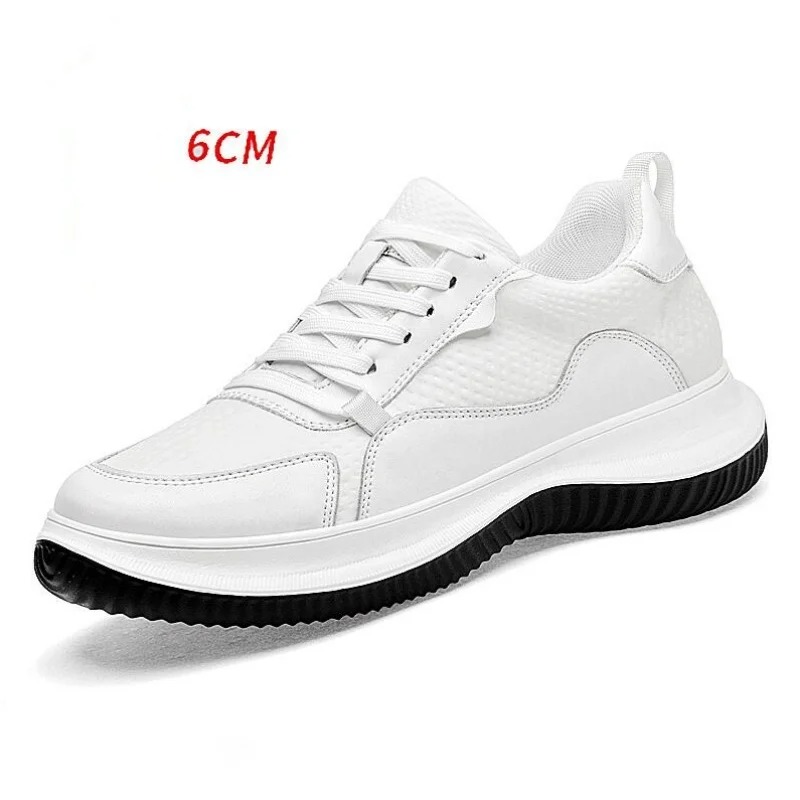 White Cow Leather Elevator Sne – Men'S Shoes To Increase Height Bewertung und Preis