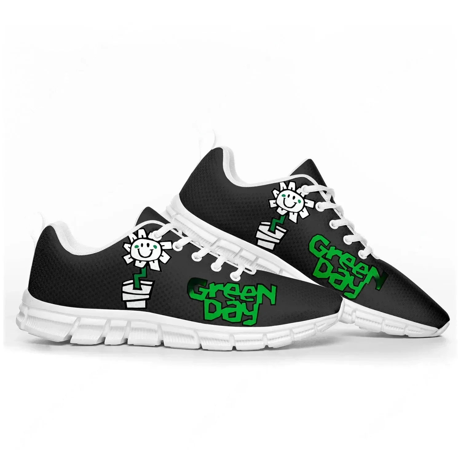 Green Day Pop Rock Band Sports – Men'S Shoes Green And White Bewertung und Preis