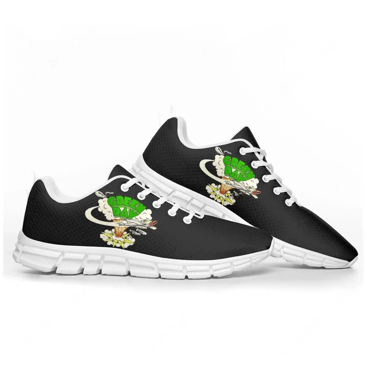 Green Day Pop Rock Band Sports – Men'S Shoes Green And White Bewertung und Preis