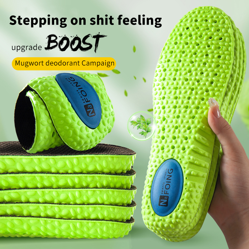 Sports Shock Absorption Insole – Men'S Shoes Green And White Bewertung und Preis
