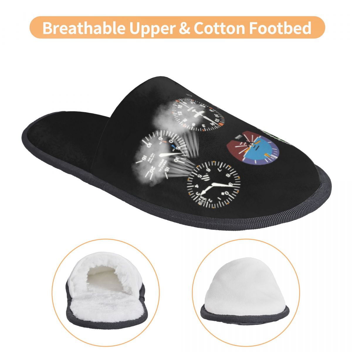 Cockpit Six Dials Flight Simul – Men'S Shoes With Memory Foam Bewertung und Preis