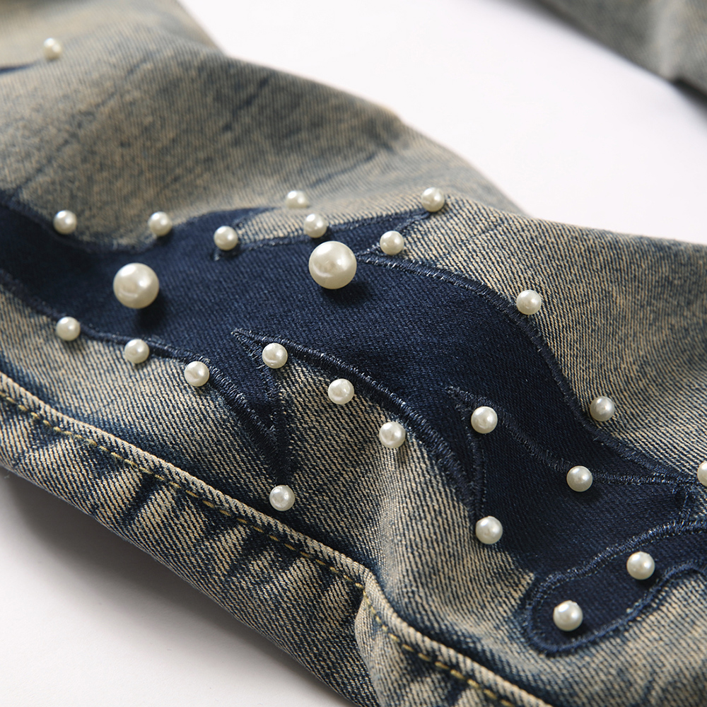 Men's Pearl Boot Cut Denim Jea – Men Shoes Jeans Bewertung und Preis
