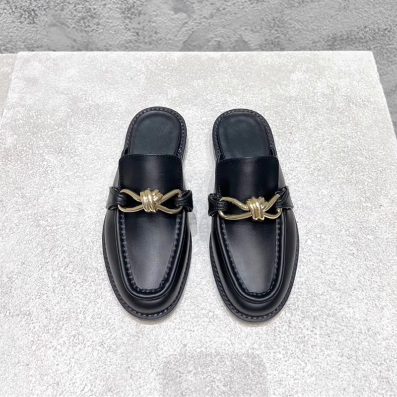 Metal Buckle Half Slippers For – Men'S Shoes Hugo Boss Bewertung und Preis