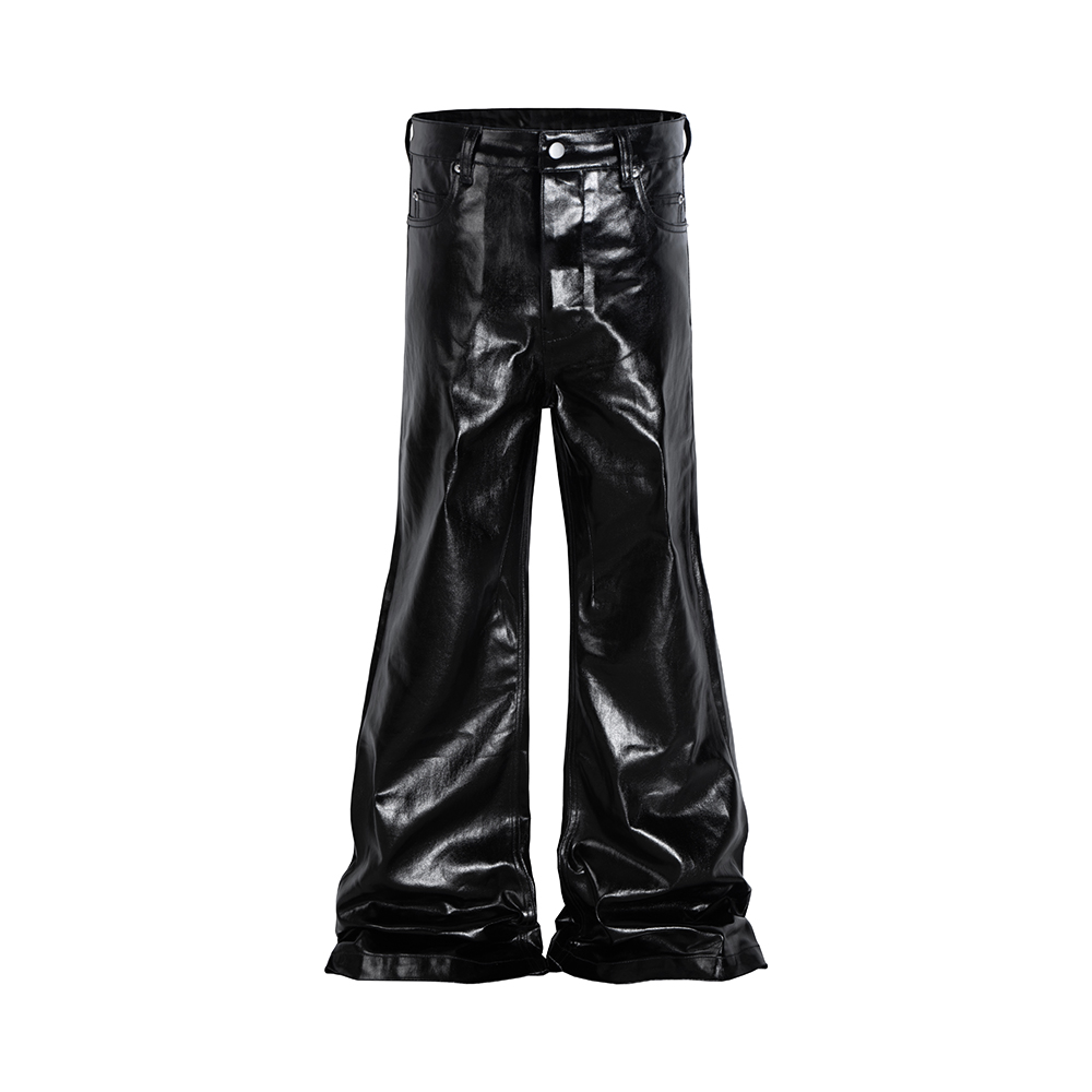 High Street Wide Leg Glossy Pu – Men Shoes Jeans Bewertung und Preis