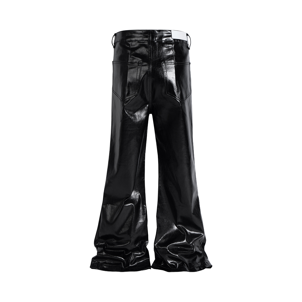 High Street Wide Leg Glossy Pu – Men Shoes Jeans Bewertung und Preis