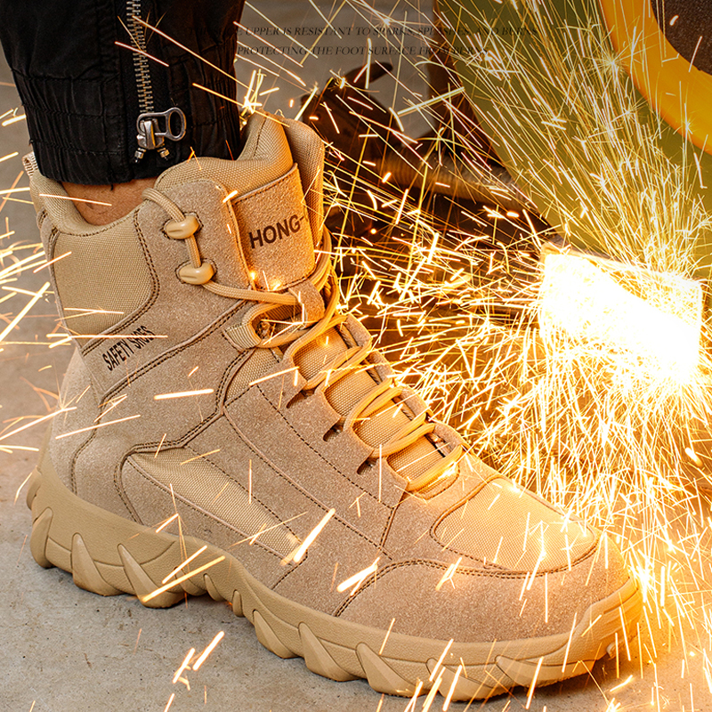 Anti scalding Welding boots Pu – Men Shoes H&M Bewertung und Preis