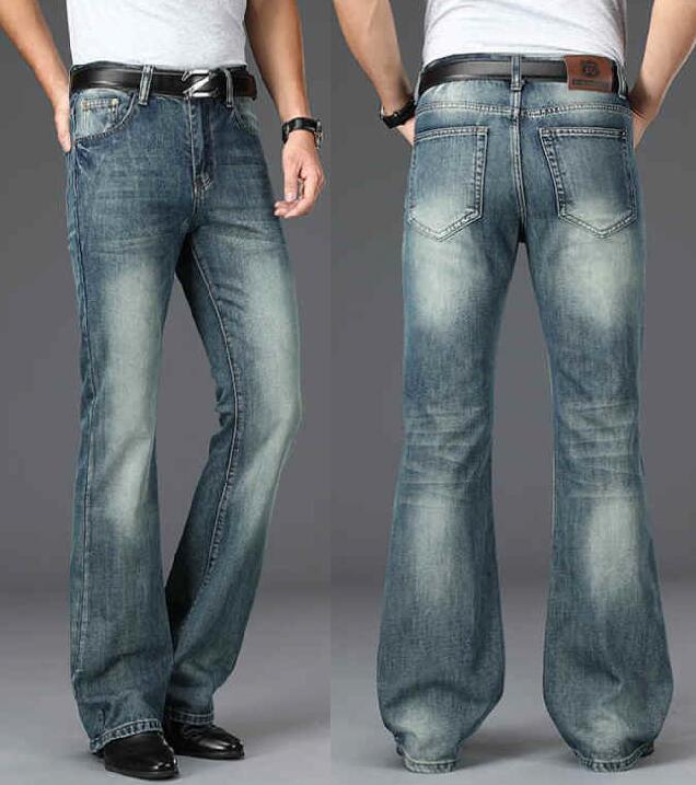 Men's Flared Jeans Loose Men B – Men Shoes Jeans Bewertung und Preis