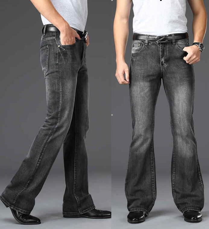 Men's Flared Jeans Loose Men B – Men Shoes Jeans Bewertung und Preis