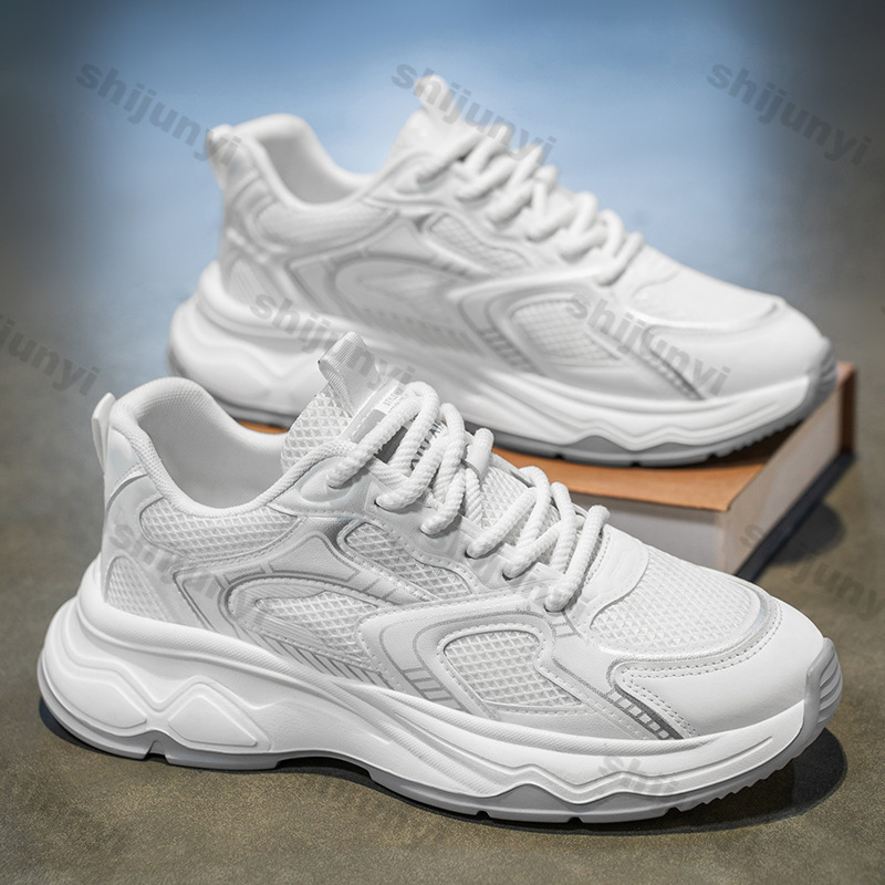 Men White Sneakers Summer New  – Men'S Shoes Green And White Bewertung und Preis
