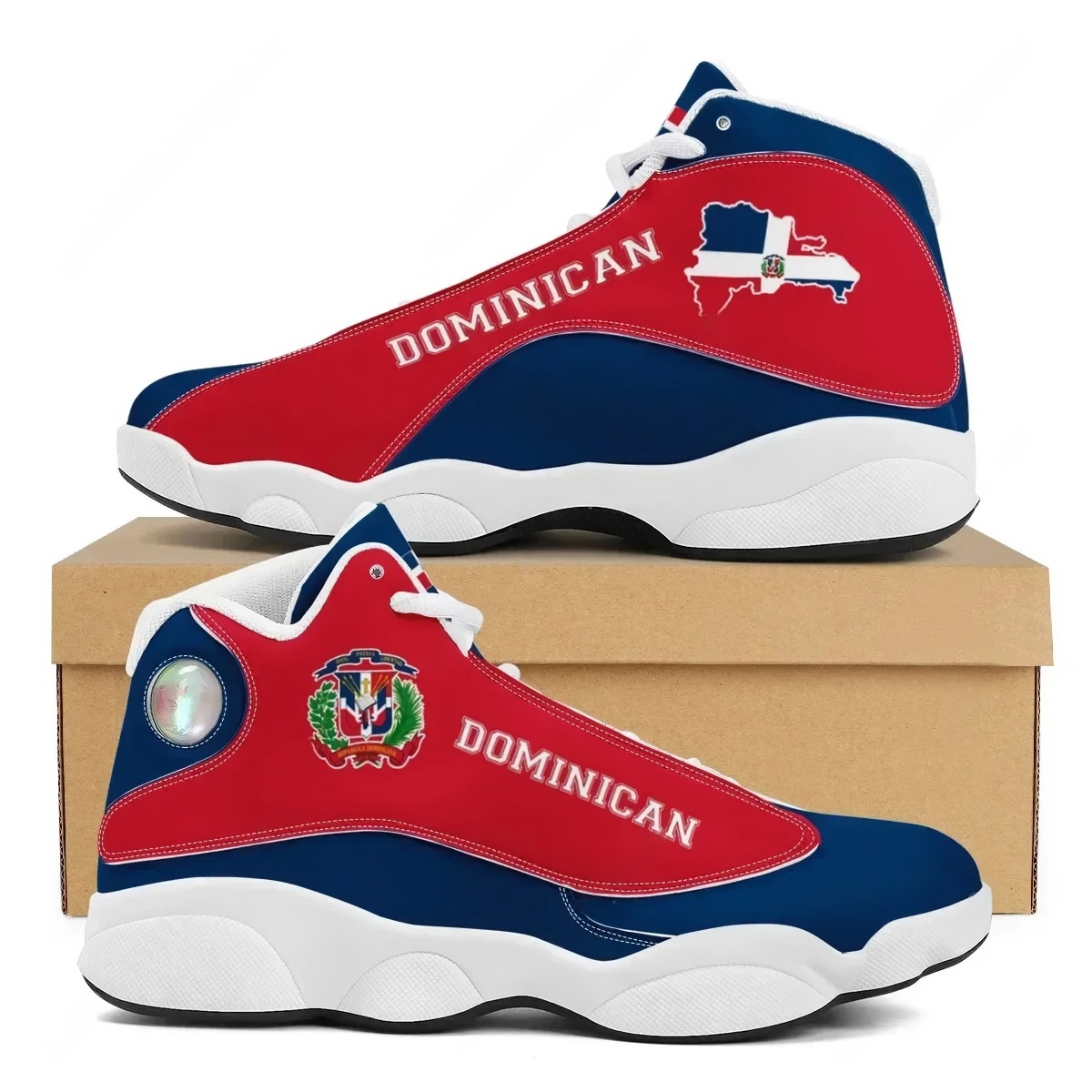 DOMINICAN Flag Print Teens Lac – Men'S Shoes Basketball Bewertung und Preis