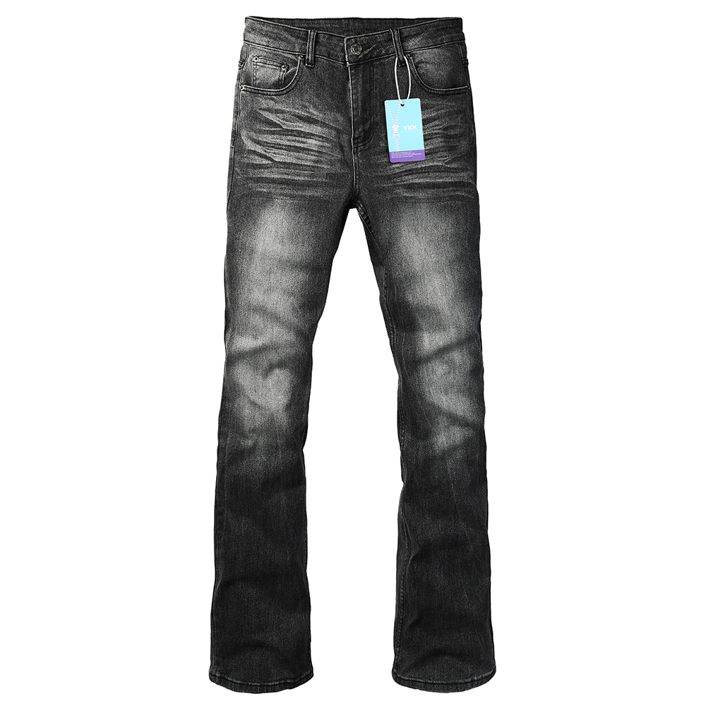 Men's Boot Cut Denim Jeans Gra – Men Shoes Jeans Bewertung und Preis