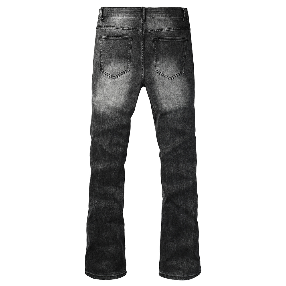 Men's Boot Cut Denim Jeans Gra – Men Shoes Jeans Bewertung und Preis