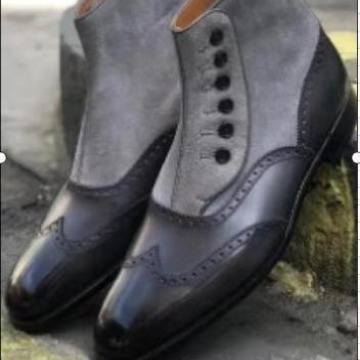 Men's Leather Suede Chelsea Bo – Men Shoes H&M Bewertung und Preis