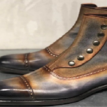 Men's Leather Suede Chelsea Bo – Men Shoes H&M Bewertung und Preis