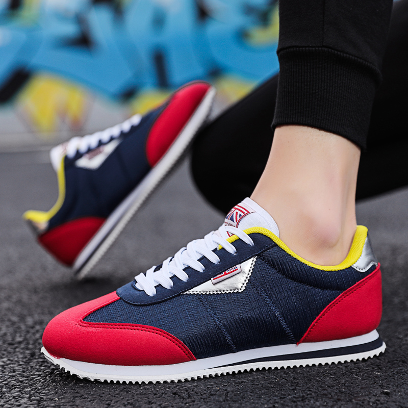 Blue Red Lightweight Sneakers  – Men'S Shoes Half Cut Bewertung und Preis