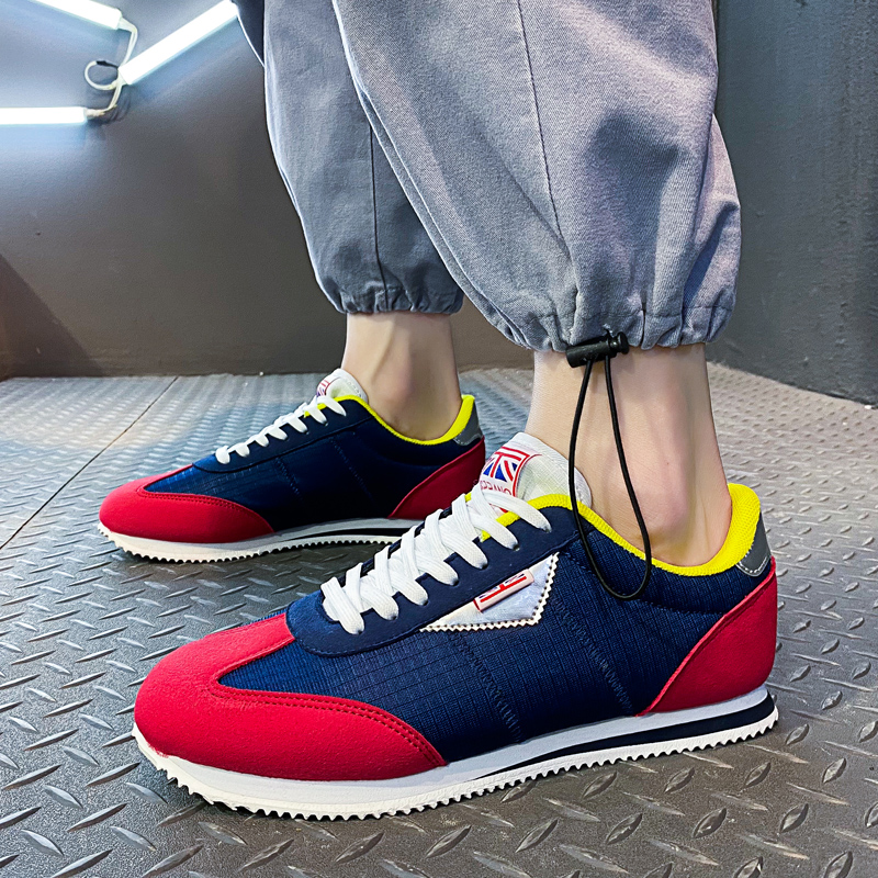 Blue Red Lightweight Sneakers  – Men'S Shoes Half Cut Bewertung und Preis