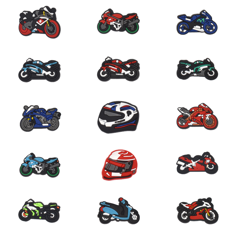 Motorcycles Shoe Charms for Cr – Men Shoes Jeans Bewertung und Preis