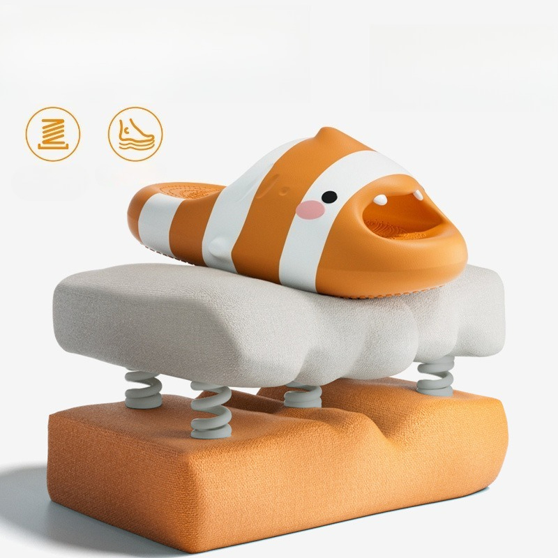 Cute Fish Cartoon Slides Women – Men Shoes Size To Women Bewertung und Preis
