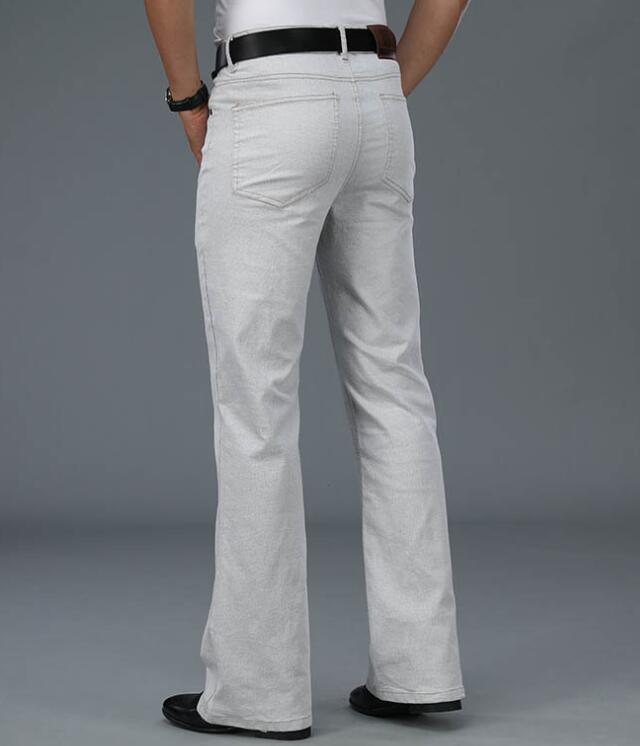 Men's Beige Loose Jeans Fashio – Men Shoes Jeans Bewertung und Preis
