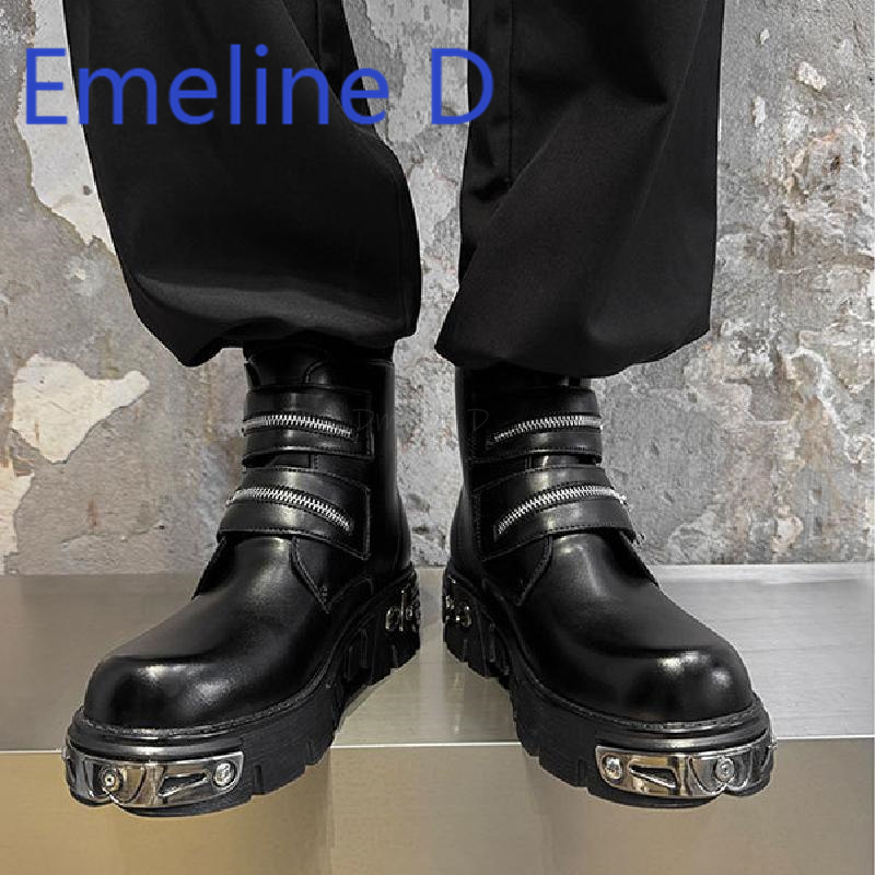 Dark Punk High Top Shoes Fashi – Men'S Shoes To Increase Height Bewertung und Preis