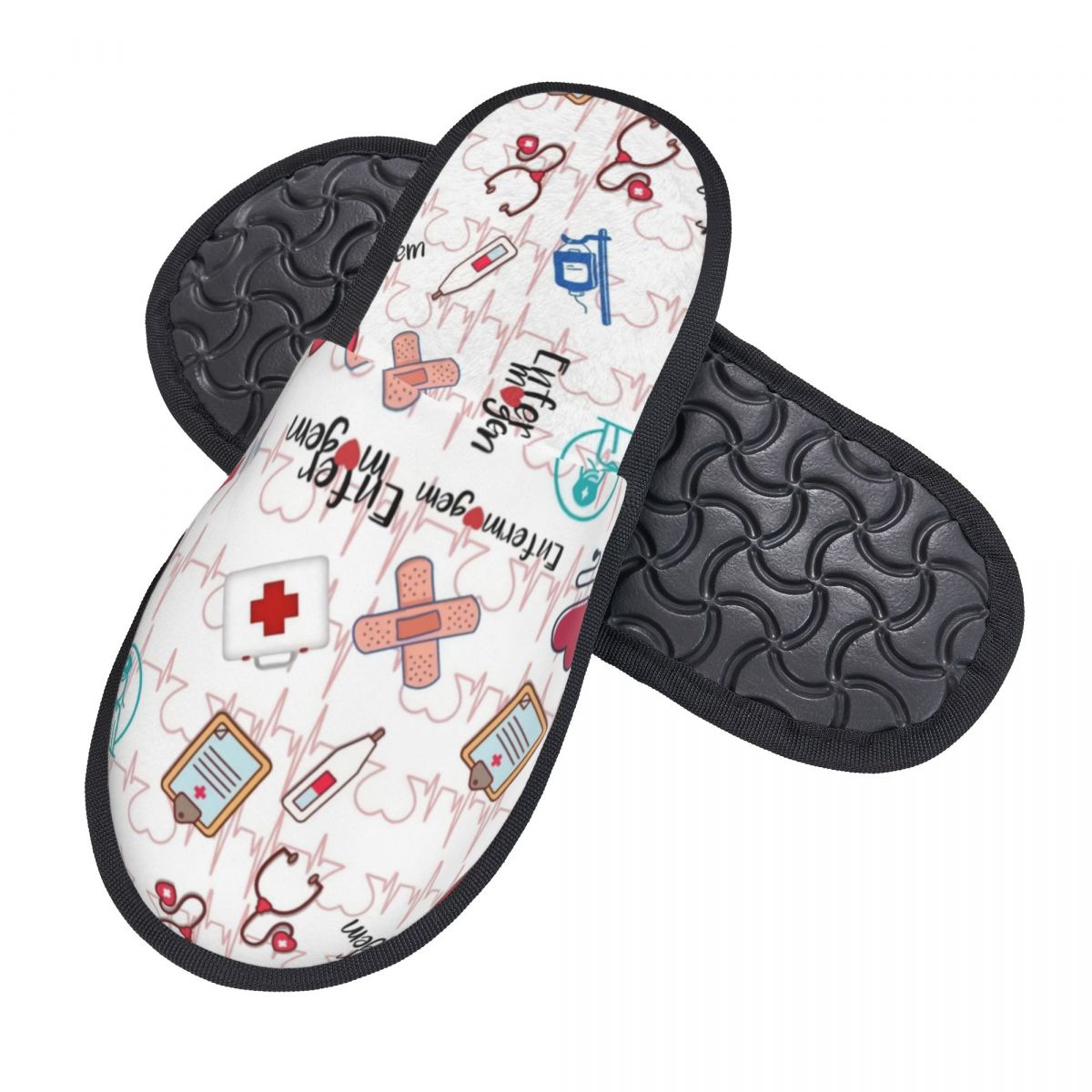 Print Heartbeat And Stethoscop – Men'S Shoes With Memory Foam Bewertung und Preis