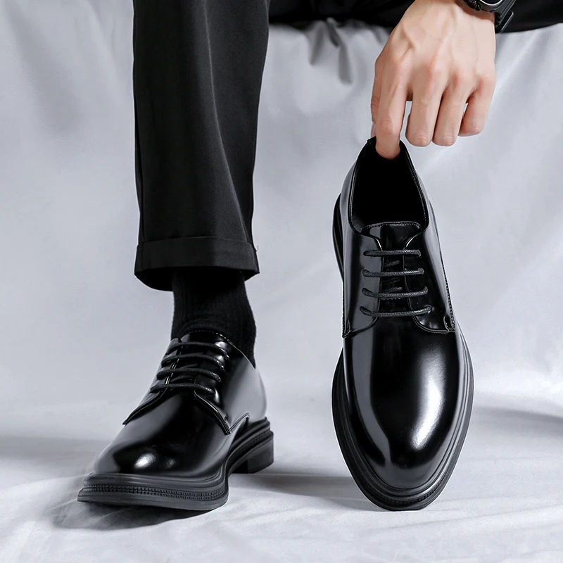 New 6/8cm Classic Men Derby Sh – Men'S Shoes To Increase Height Bewertung und Preis